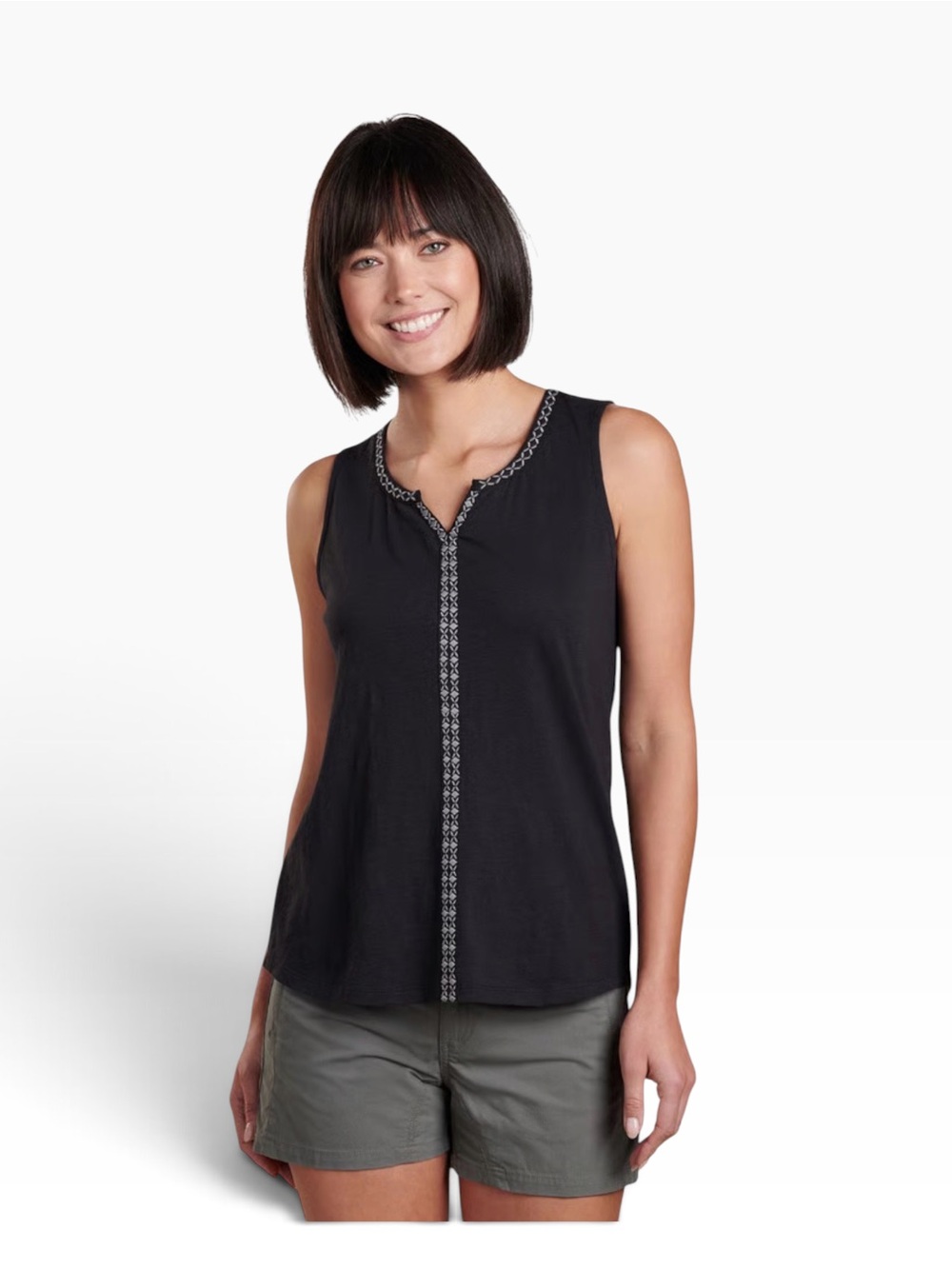 Kuhl Shay Tank Organic Cotton Breathable Top Size M